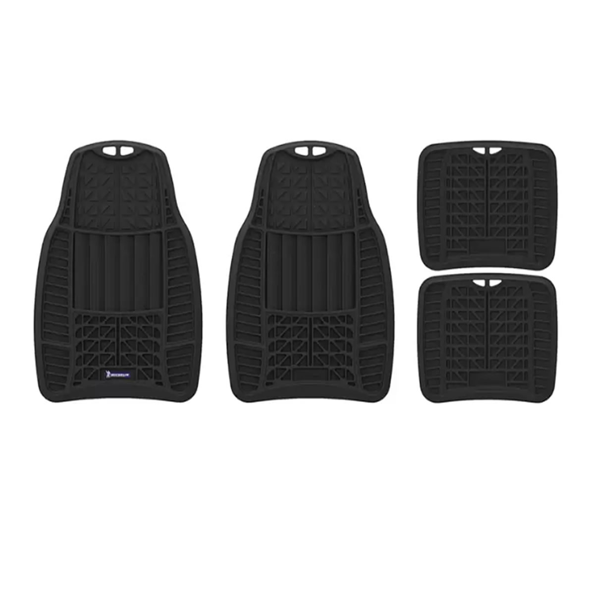 Tapetes de Hule Negro para Automóvil Michelin 4 pzas
