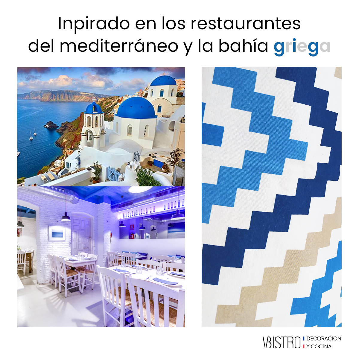 Mantel Griego Algodón 1.5mts X 1.5mts Diseño Elegante Marítimo Grecia