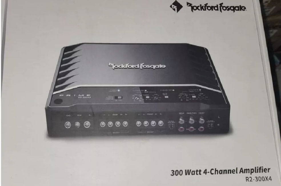 Amplificador De 4 Canales Rockford Fosgate R2-300x4