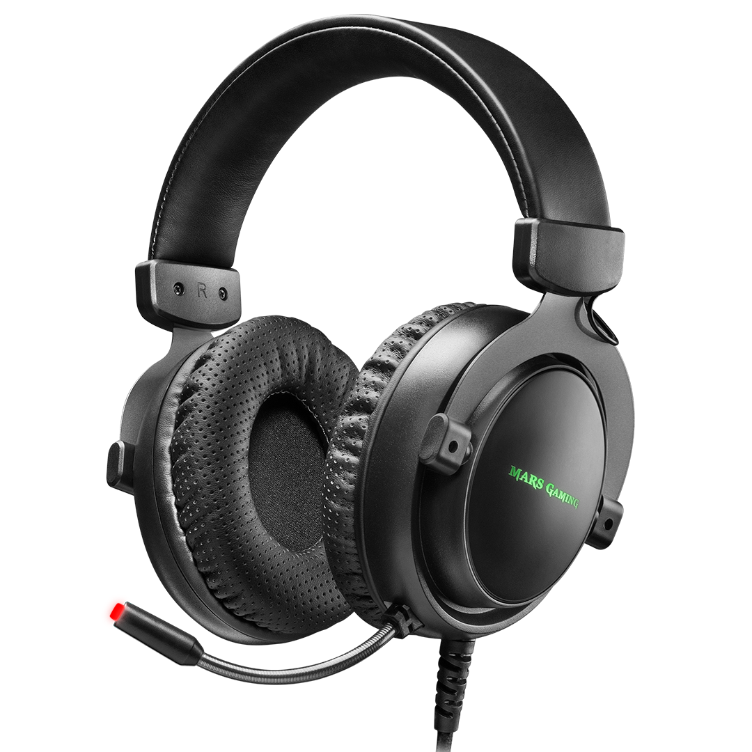 Audífonos Gamer Auriculares Diadema Micrófono Headset Rgb Mars Gaming