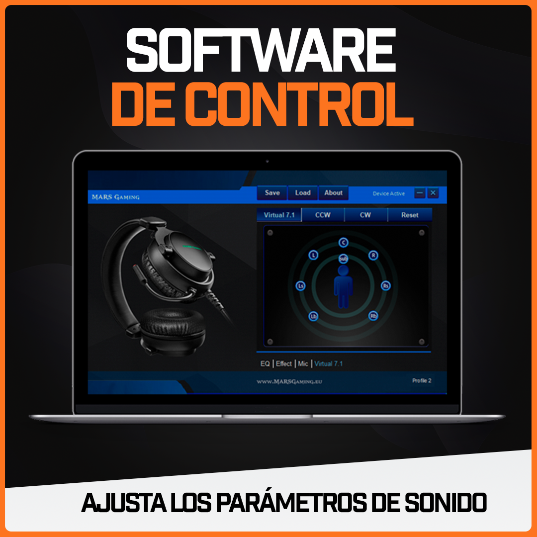 Audífonos Gamer Auriculares Diadema Micrófono Headset Rgb Mars Gaming