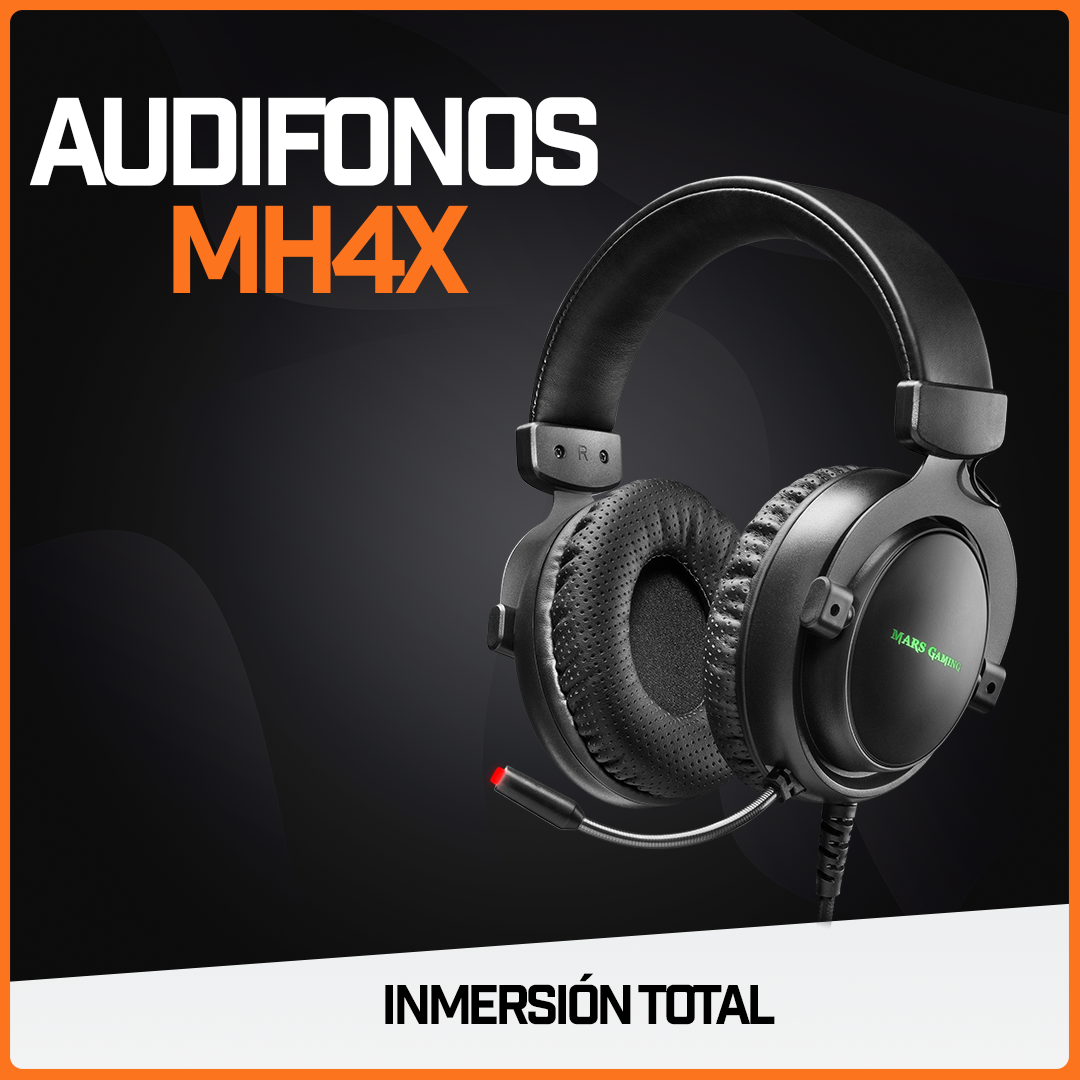 Audífonos Gamer Auriculares Diadema Micrófono Headset Rgb Mars Gaming