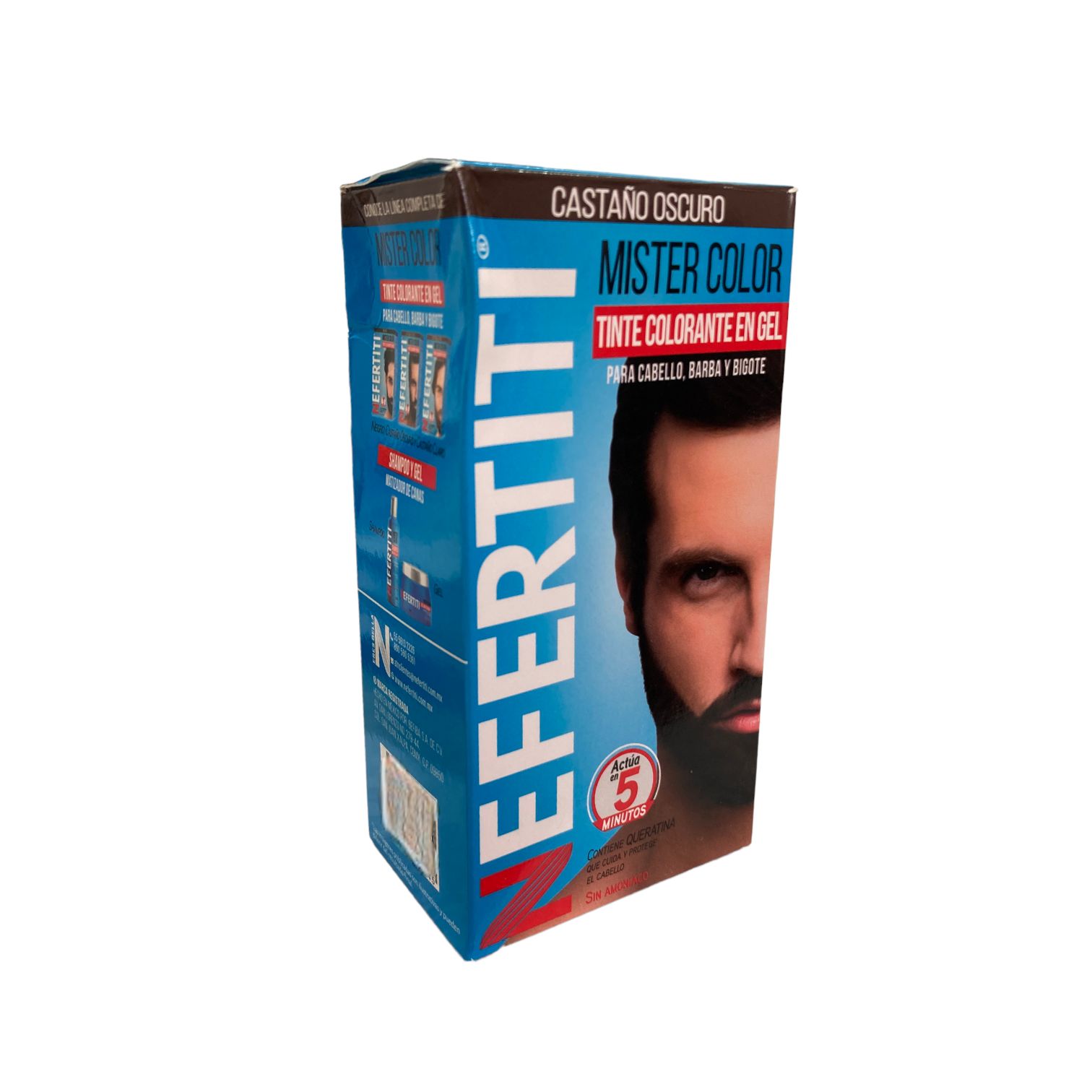 Nefertiti Mister Color Tinte colorante en gel Castaño oscuro 