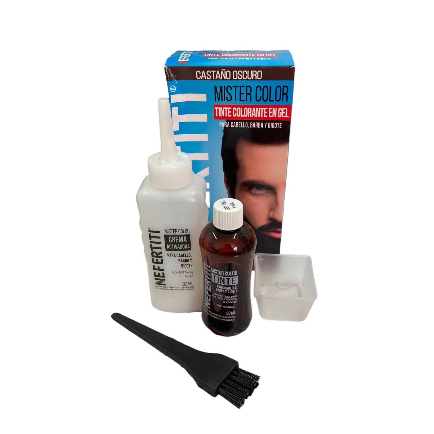 Nefertiti Mister Color Tinte colorante en gel Castaño oscuro 