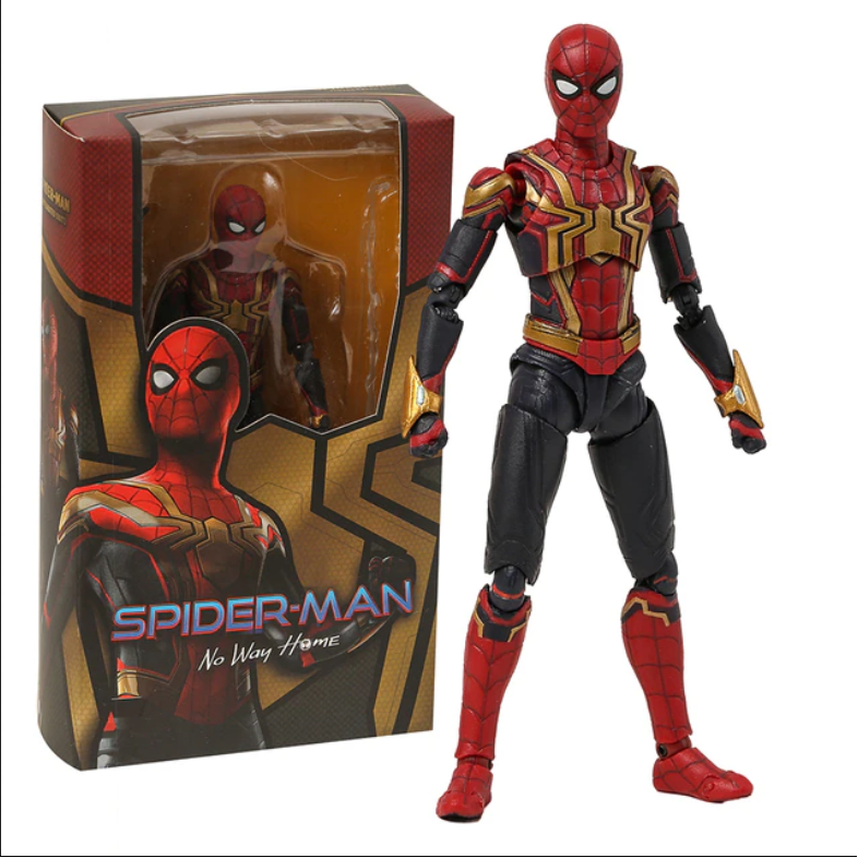 OBLRXM Spiderman Figura, Spiderman Juguetes niño, Figura Spider-Man  Integrated Suit (Spider-Man: No Way Home) 30cm Action Figure, 12-Inch  Figure Toy by Spider-Man, para niños a Partir de 5 años : :  Juguetes