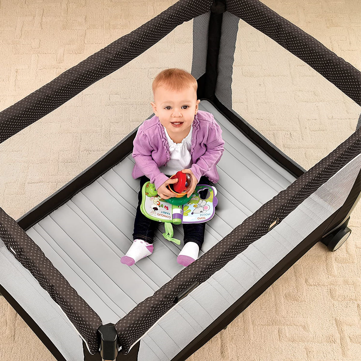 Cuna Corral Chicco Lullaby Dream Play Yard Latte