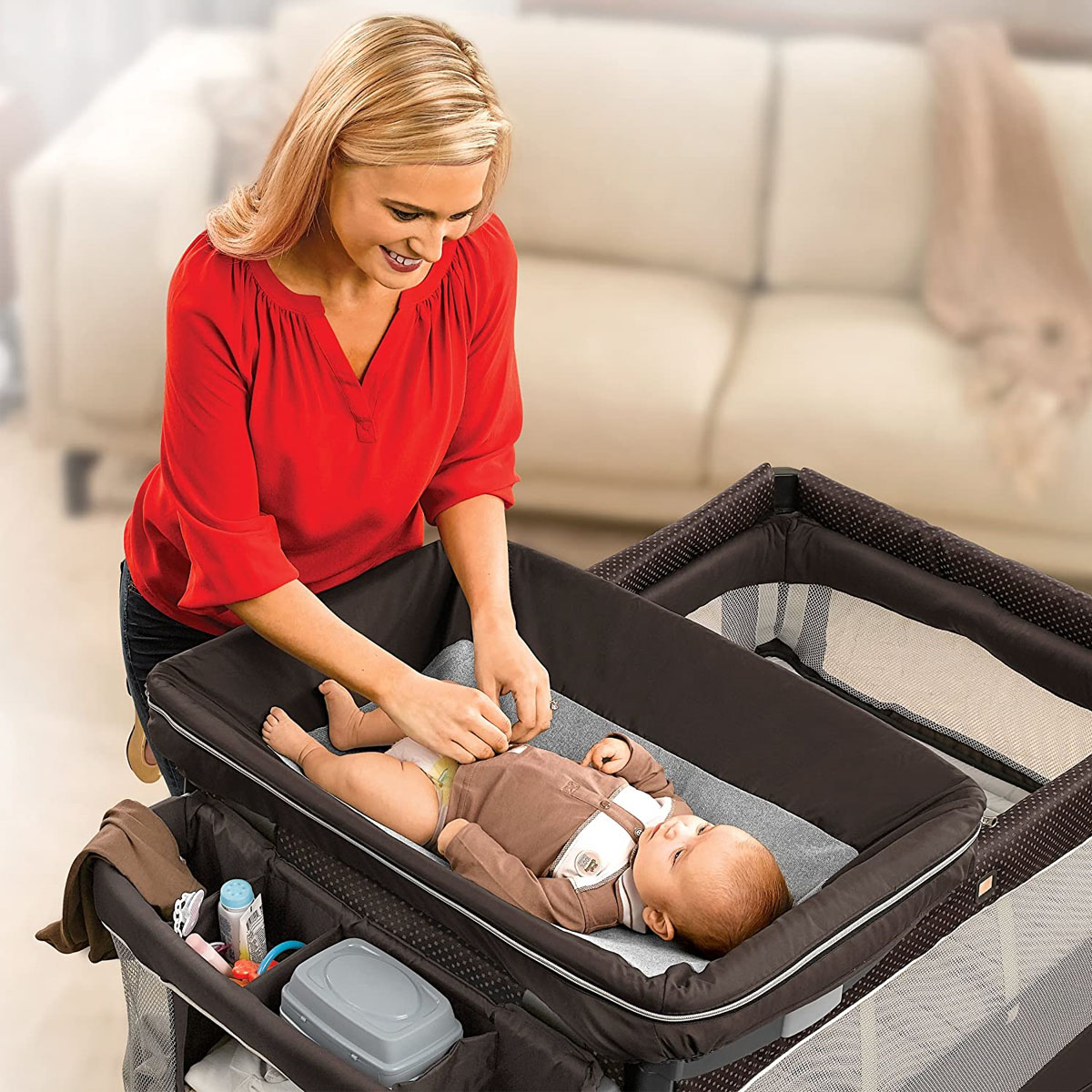 Cuna Corral Chicco Lullaby Dream Play Yard Latte