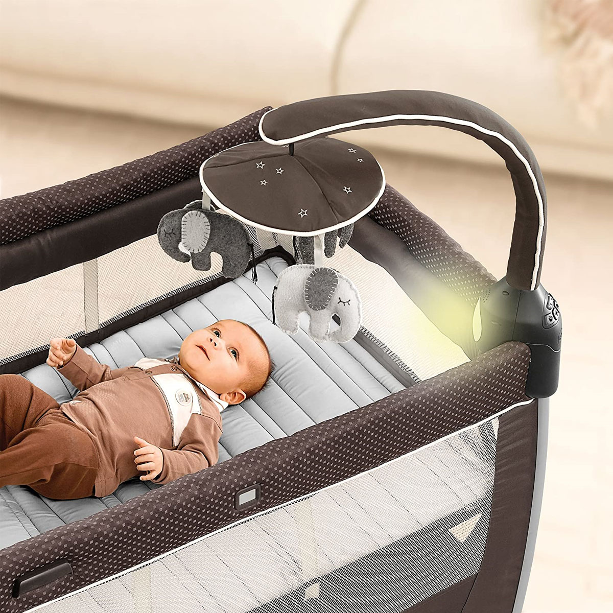 Cuna Corral Chicco Lullaby Dream Play Yard Latte