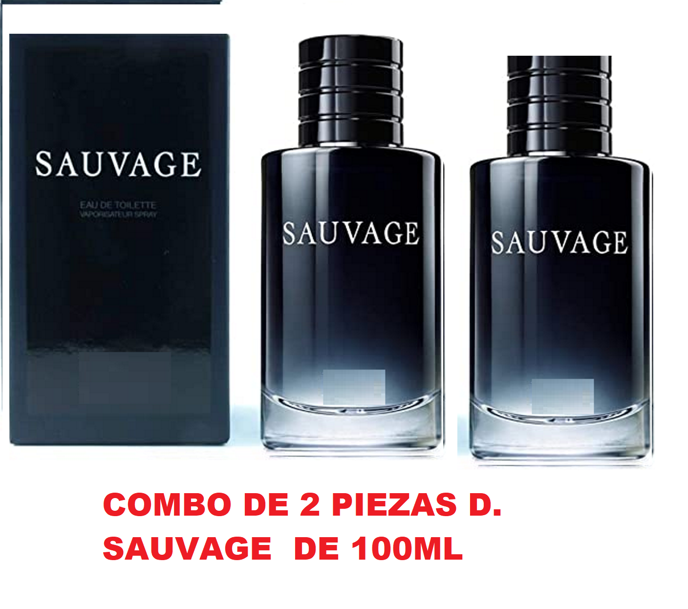 PERFUME SAUVAGE D. 100ML ( COMBO DE DOS PIEZAS)