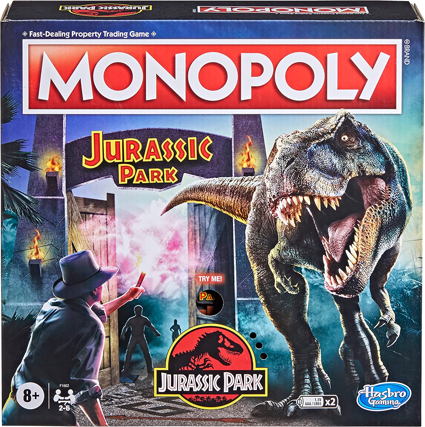 Juego De Mesa Monopoly Jurassic Park Hasbro Sonidos