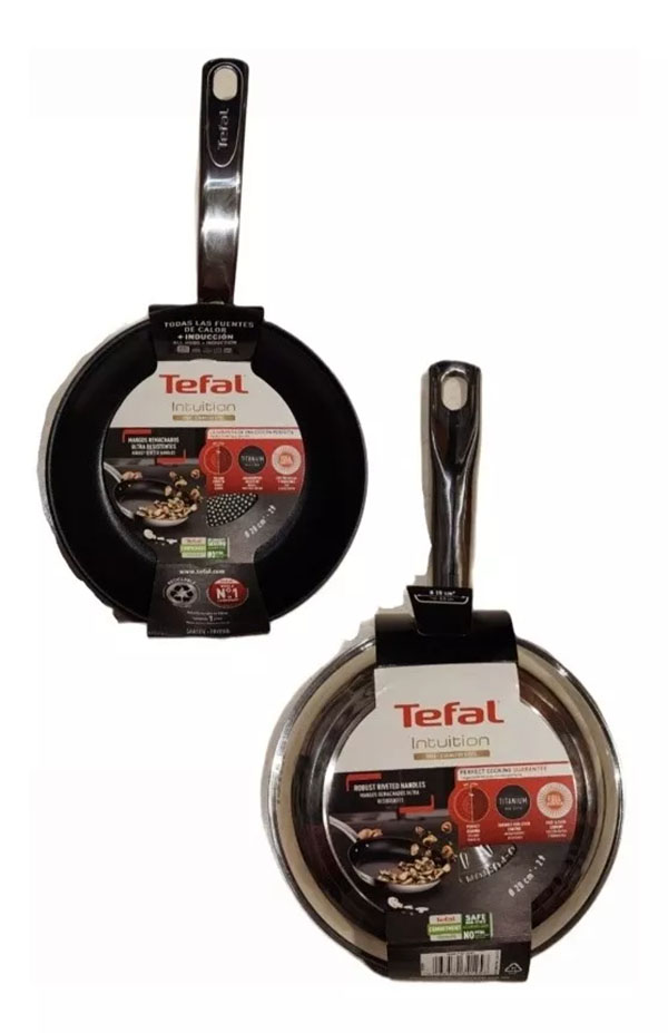 Sarten T-fal De Induccio20cm Serie Intuition Steel Calidad!!