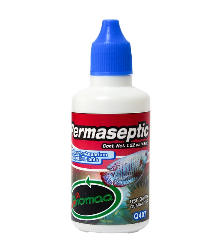 Permaseptic 45ml medicamento para peces 3 pzs - Biomaa