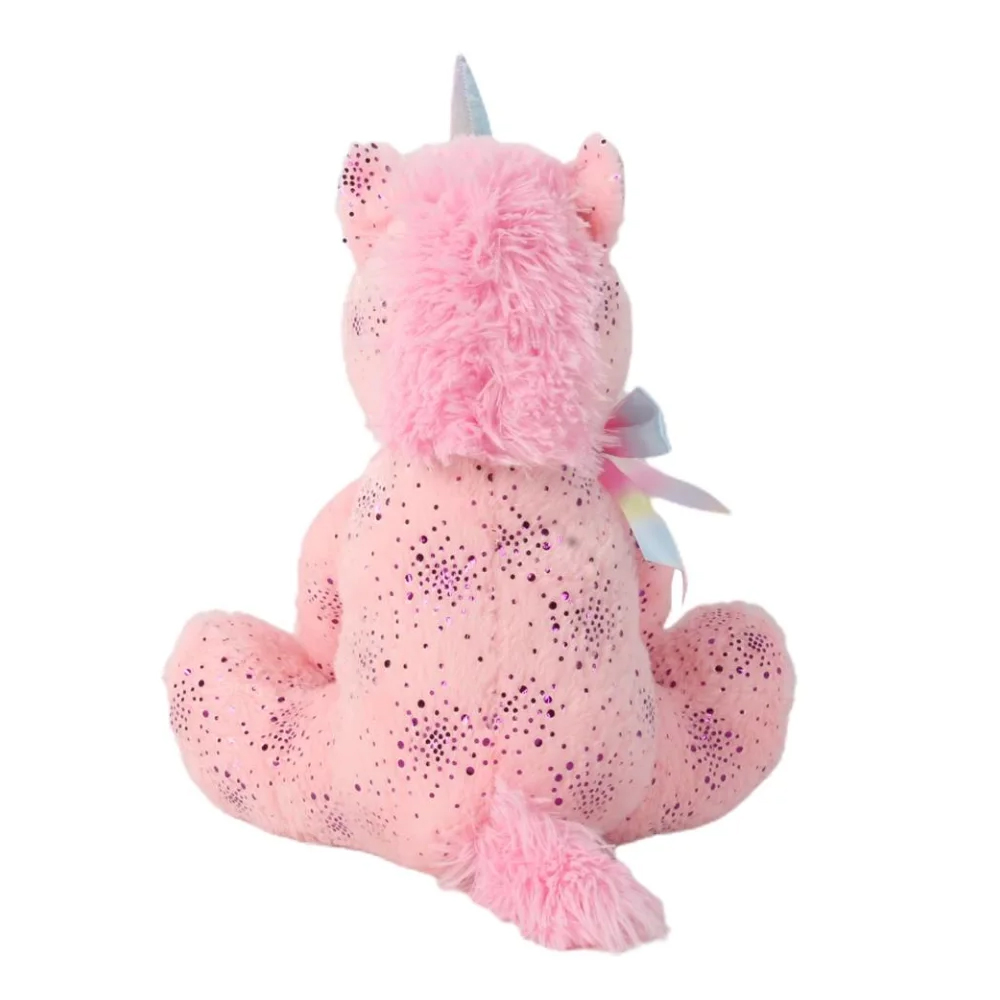 Peluche Unicornio Way to Celebrate Sentado Rosa 35 cm