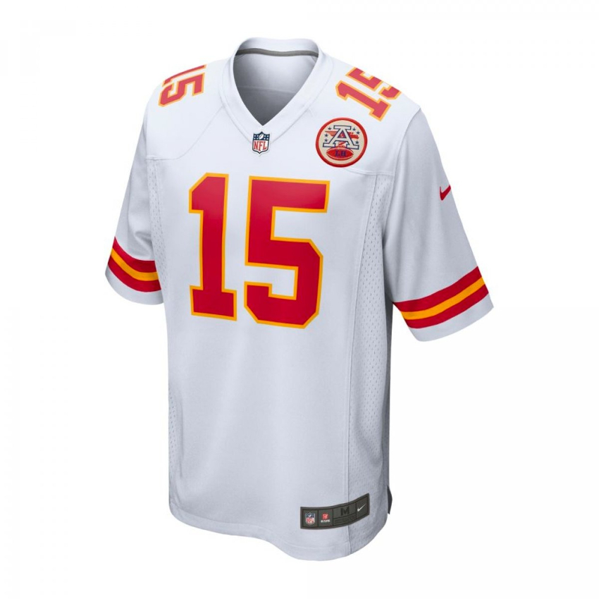 Jersey Nike Patrick Mahomes Blanca Kansas City Chiefs para hombre