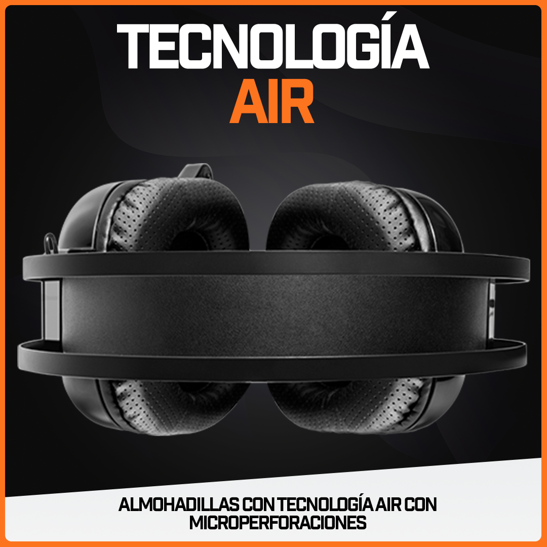 Audífonos Gamer Ergonómico Diadema Headset Mic Rgb MH218