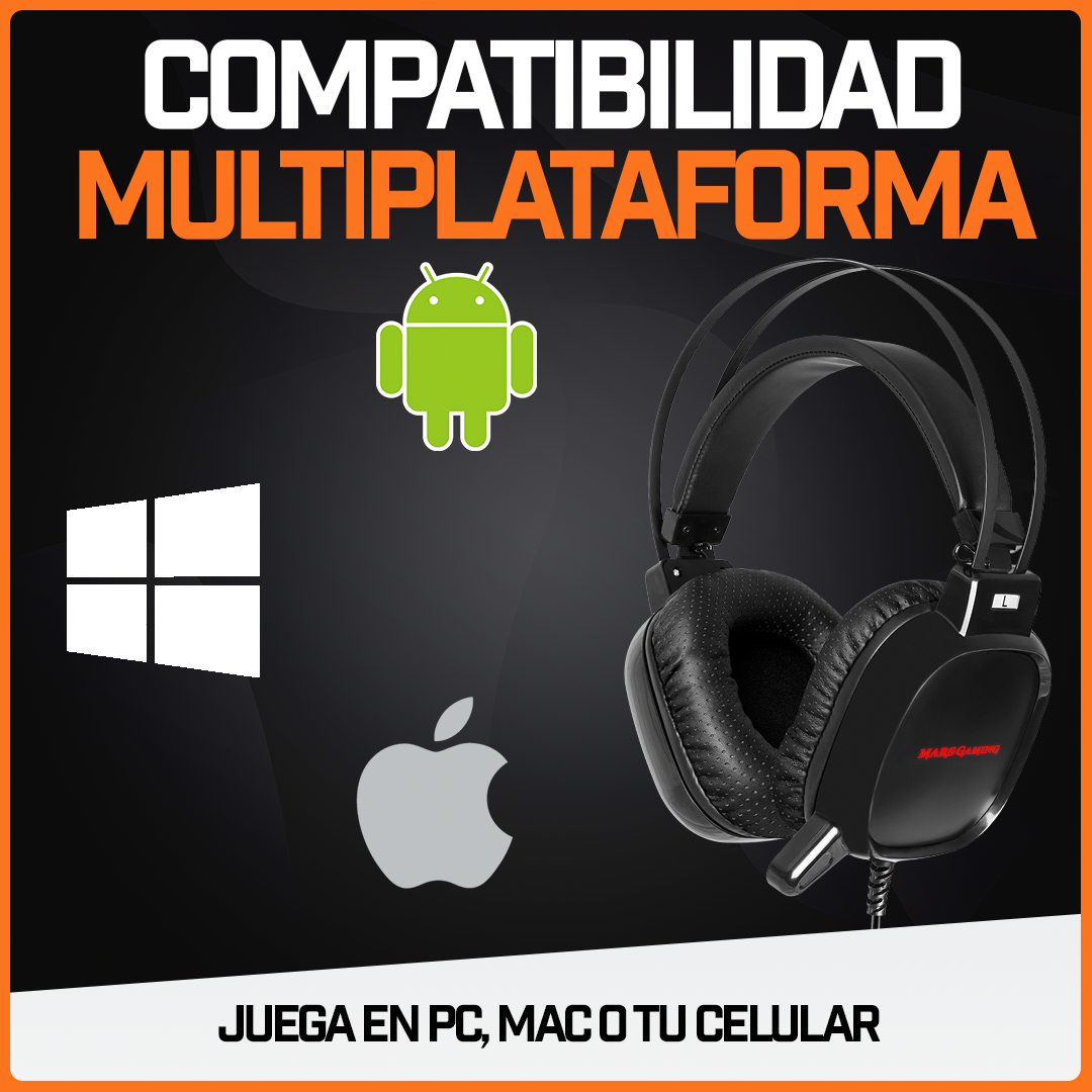 Audífonos Gamer Ergonómico Diadema Headset Mic Rgb MH218