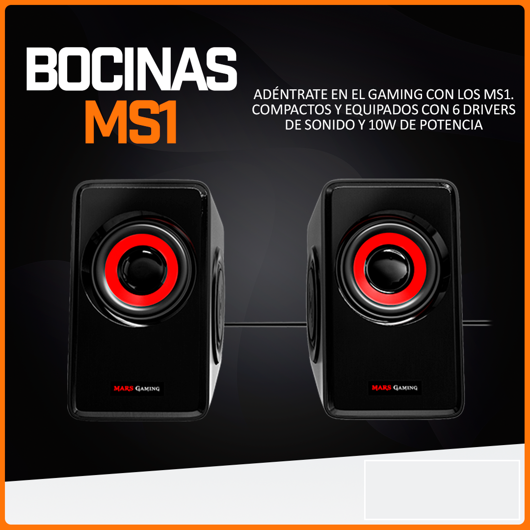 Altavoces gaming MS1 - Mars Gaming