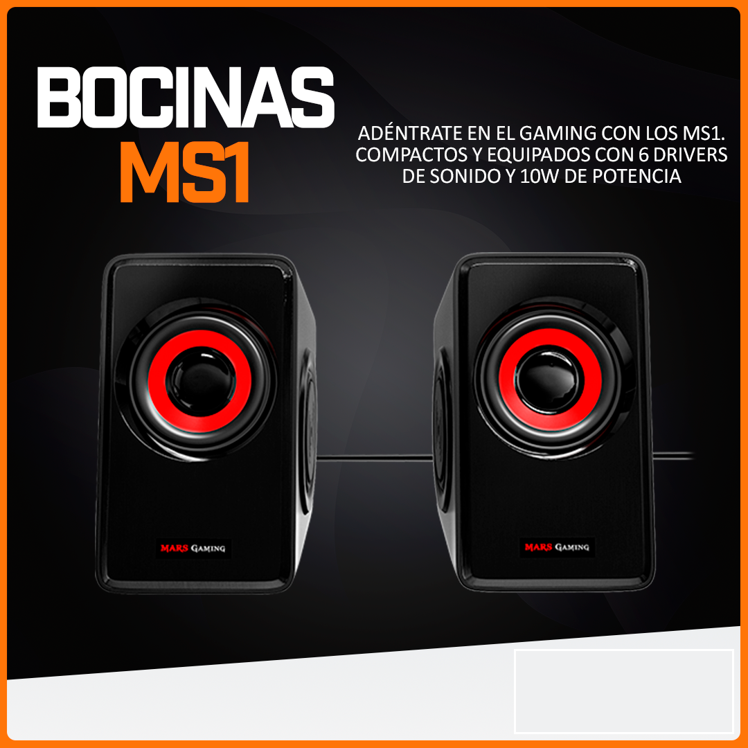 Bocinas Para Pc Gamer Computadora Sonido Mars Gaming 10w