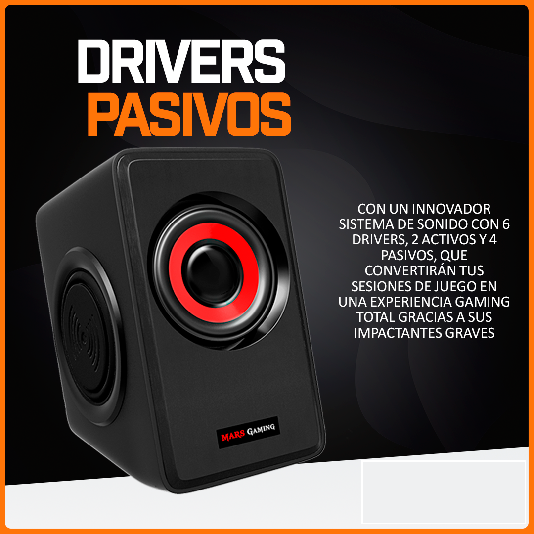 Bocinas Para Pc Gamer Computadora Sonido Mars Gaming 10w