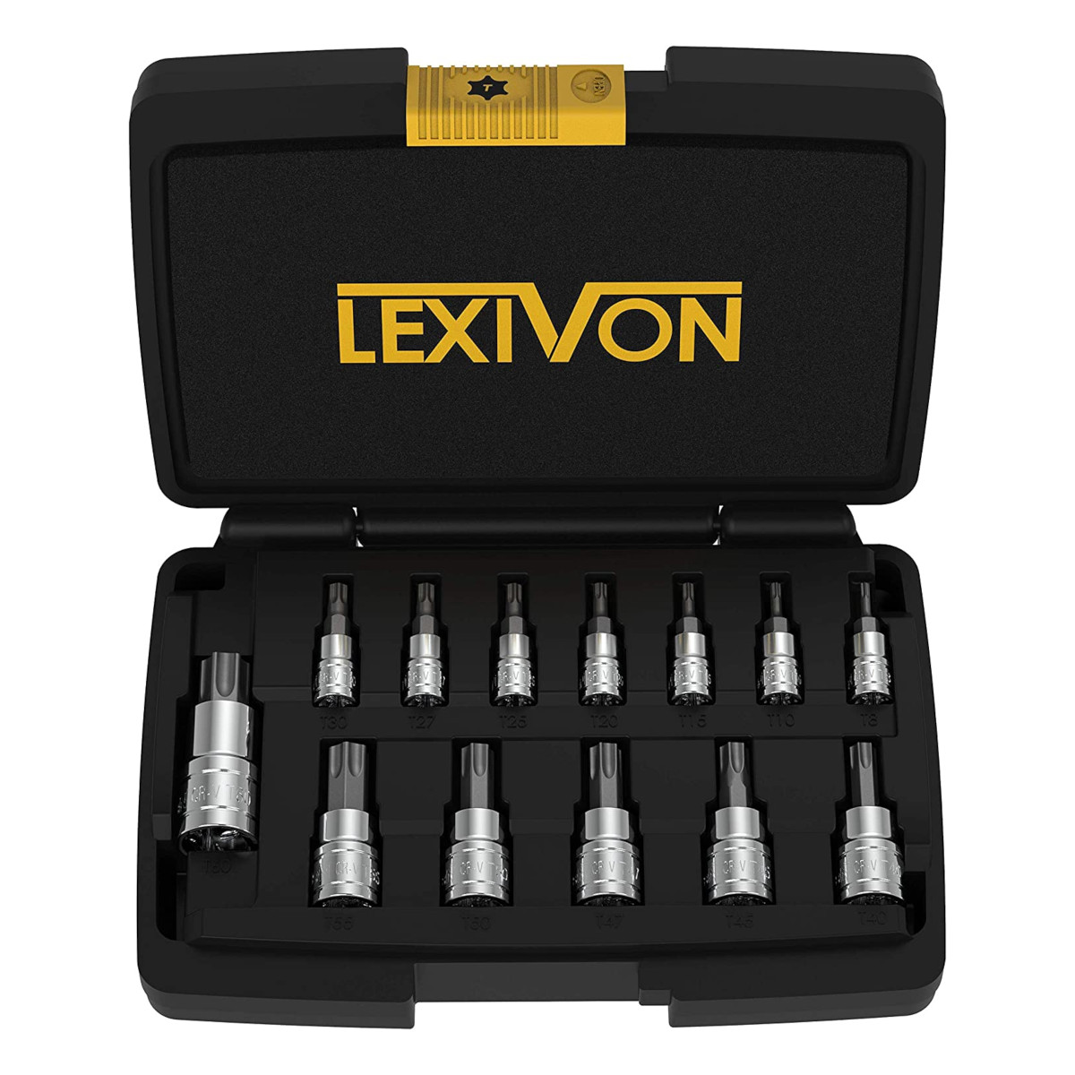 Juego Herramientas Dados Mecánica LEXIVON 13 pzas TORX