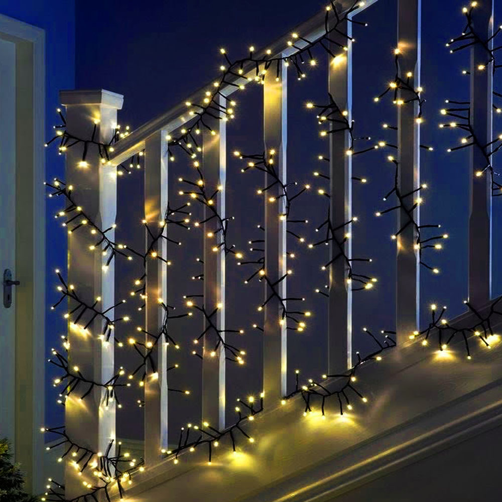 Serie de Luces Navideñas Led 50 Focos Luz Calida brillante