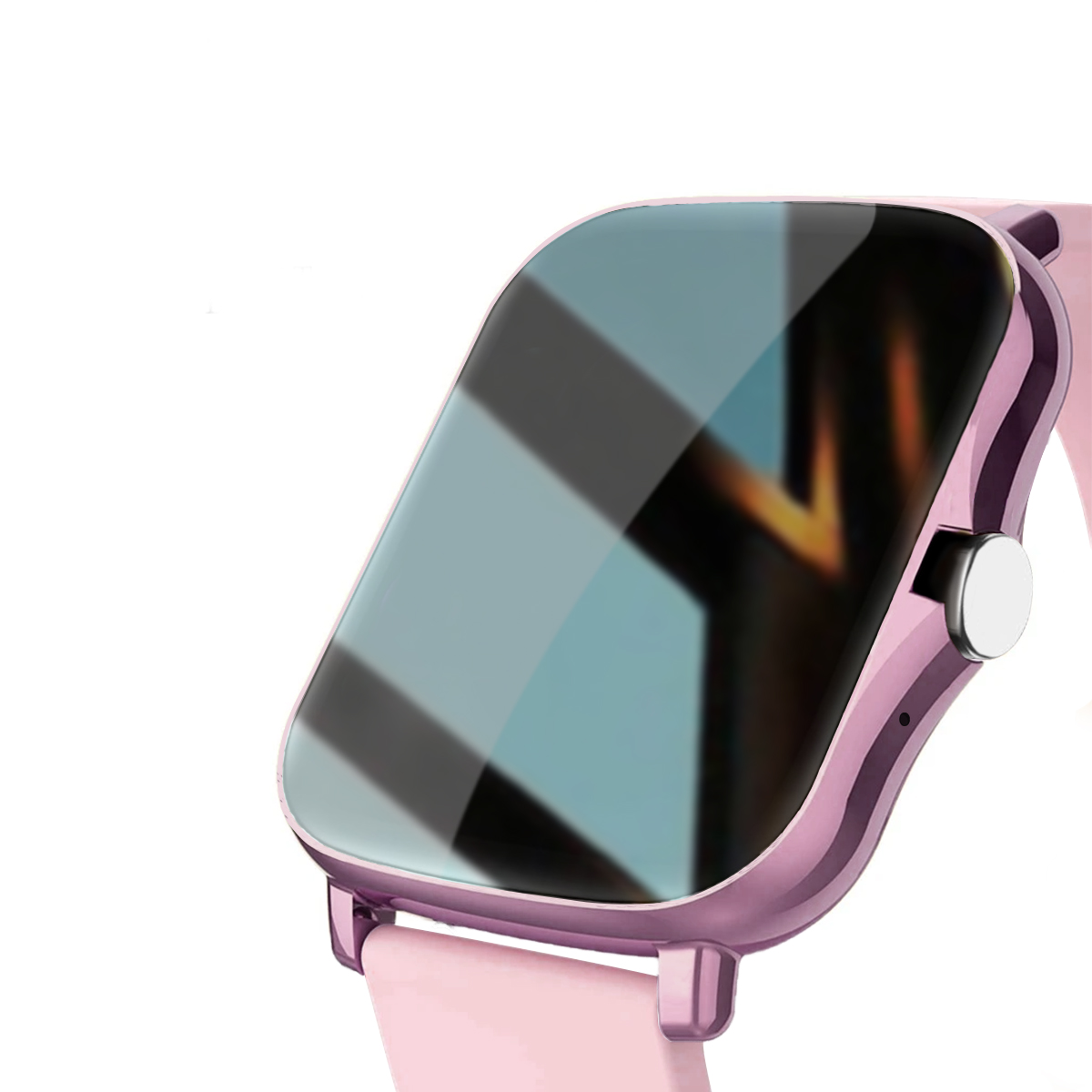 Smartwatch Mujer Reloj Inteligente Deportivo Silicón Rosa 