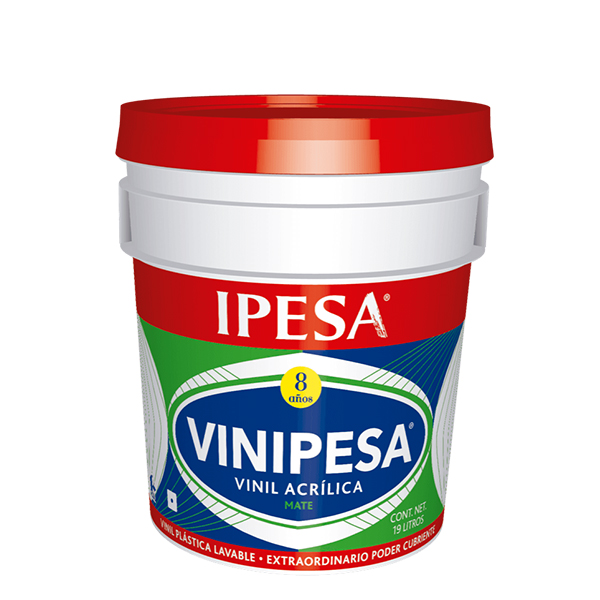 Pintura Ipesa Vinipesa 8 años 19 litros vinilica lavable 