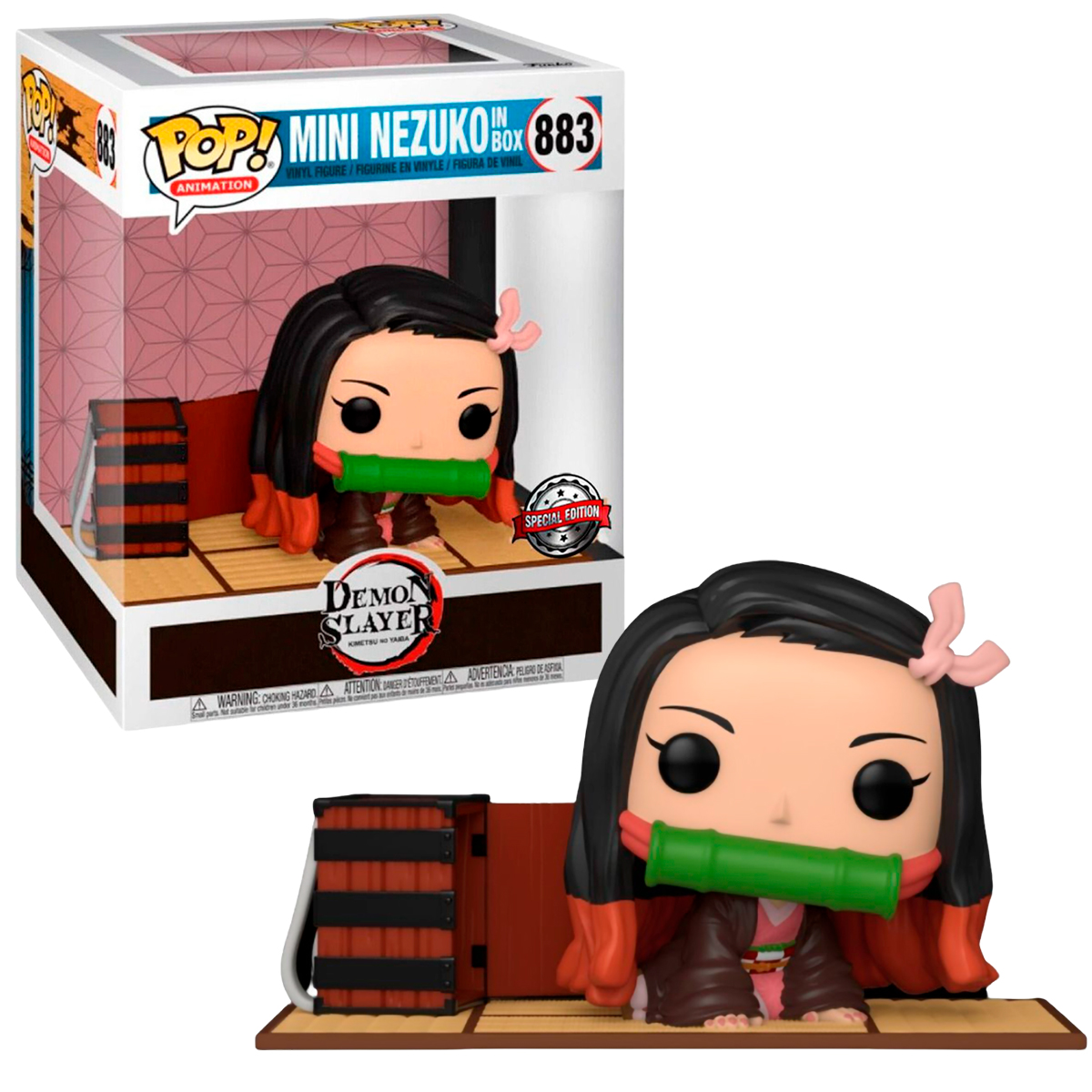 Funko Pop Nezuko En La Caja #883 Demon Slayer Kimetsu No Yaiba Anime Exclusivo
