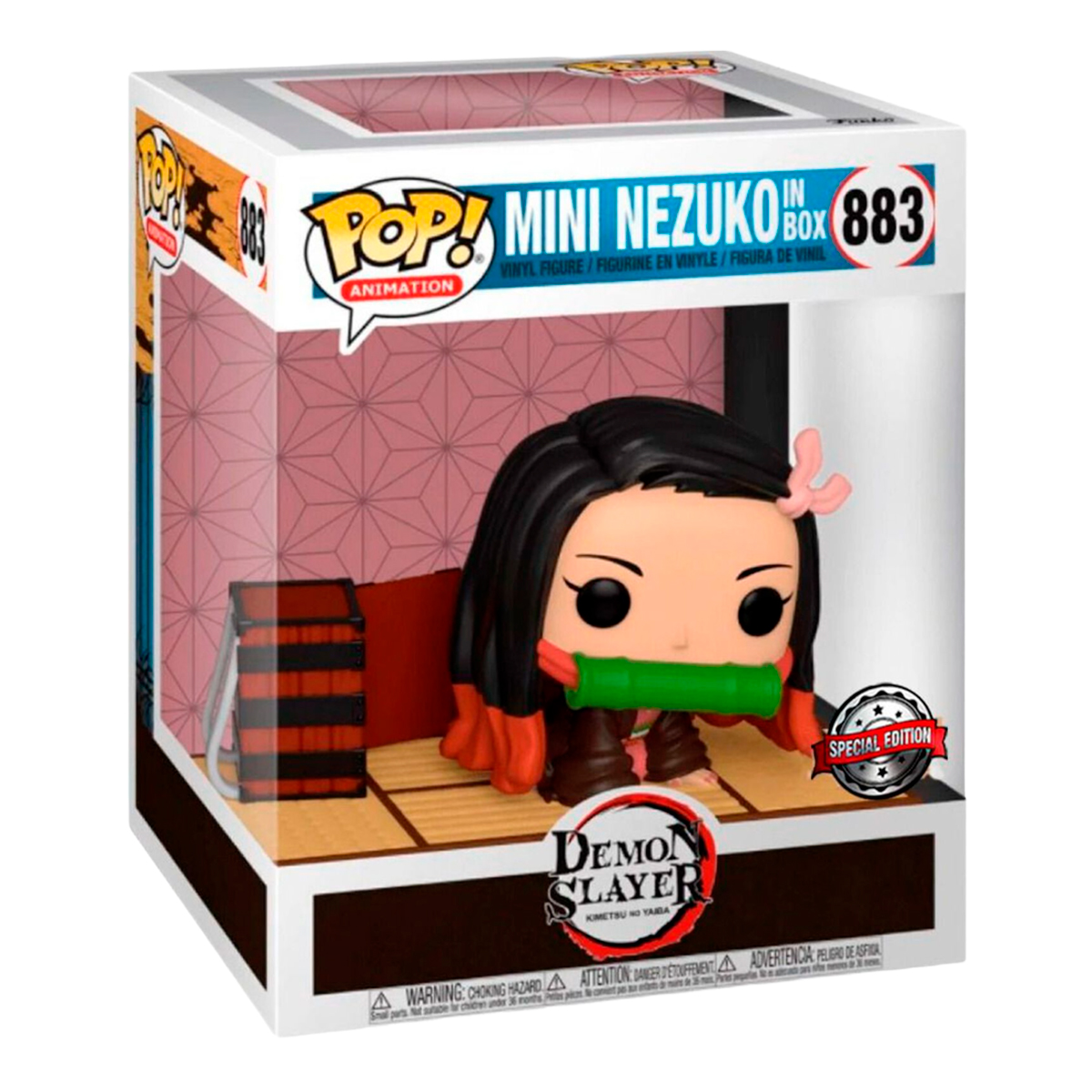 Funko Pop Nezuko En La Caja #883 Demon Slayer Kimetsu No Yaiba Anime Exclusivo