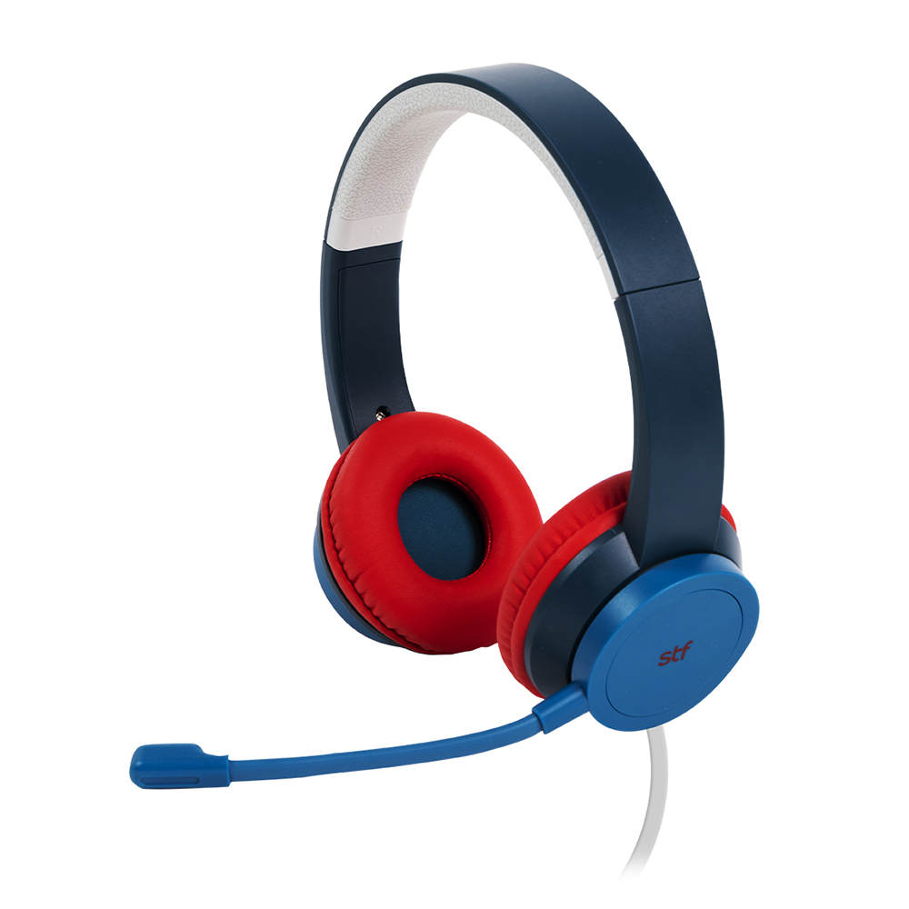 Audífonos Para Computadora Viva Stf Color Azul 