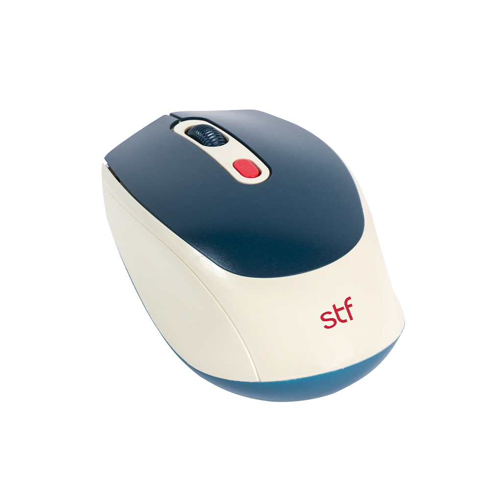 Mouse Inalámbrico Viva Stf Color Azul 