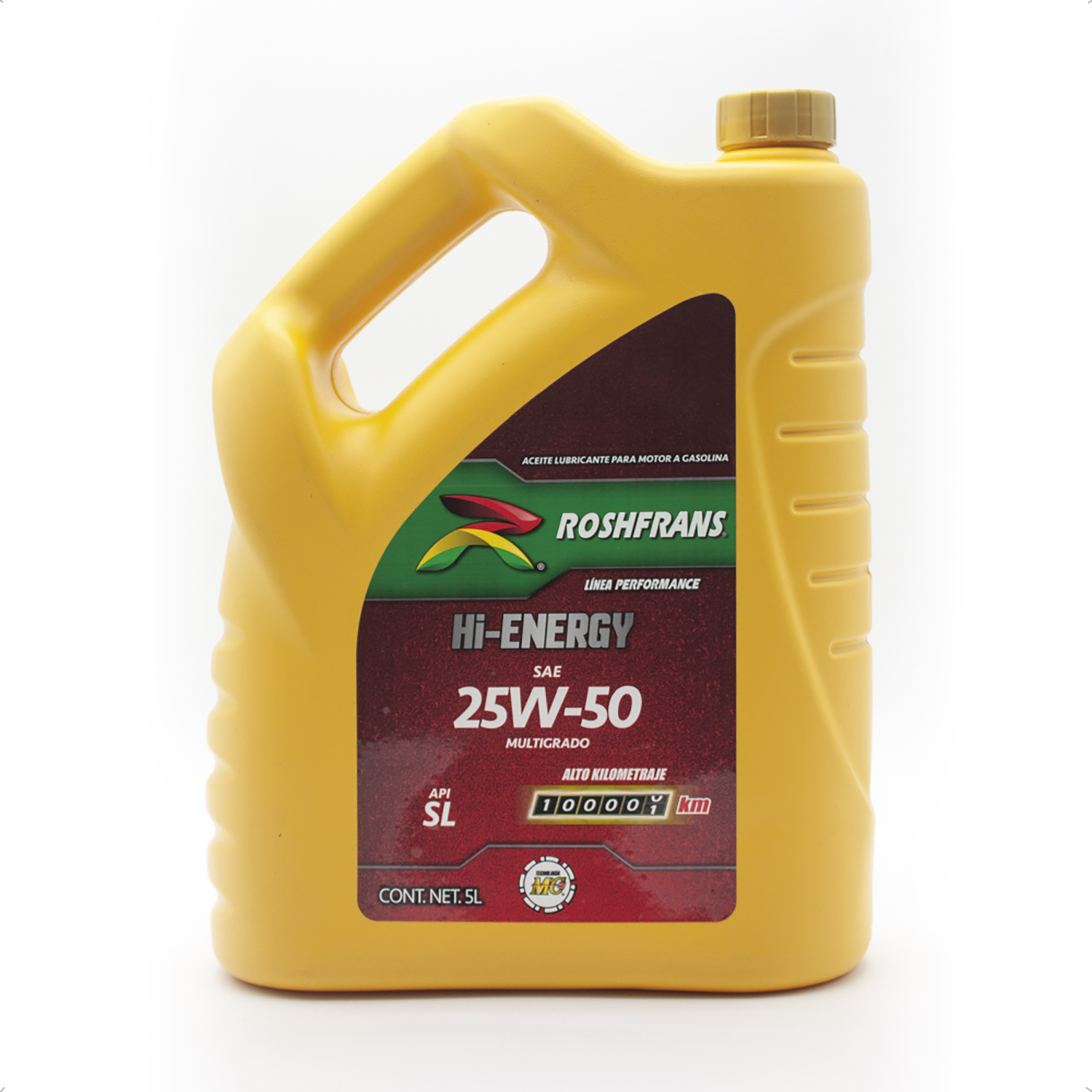 Aceite Motor 25W50 HI-ENERGY 5 L Roshfrans
