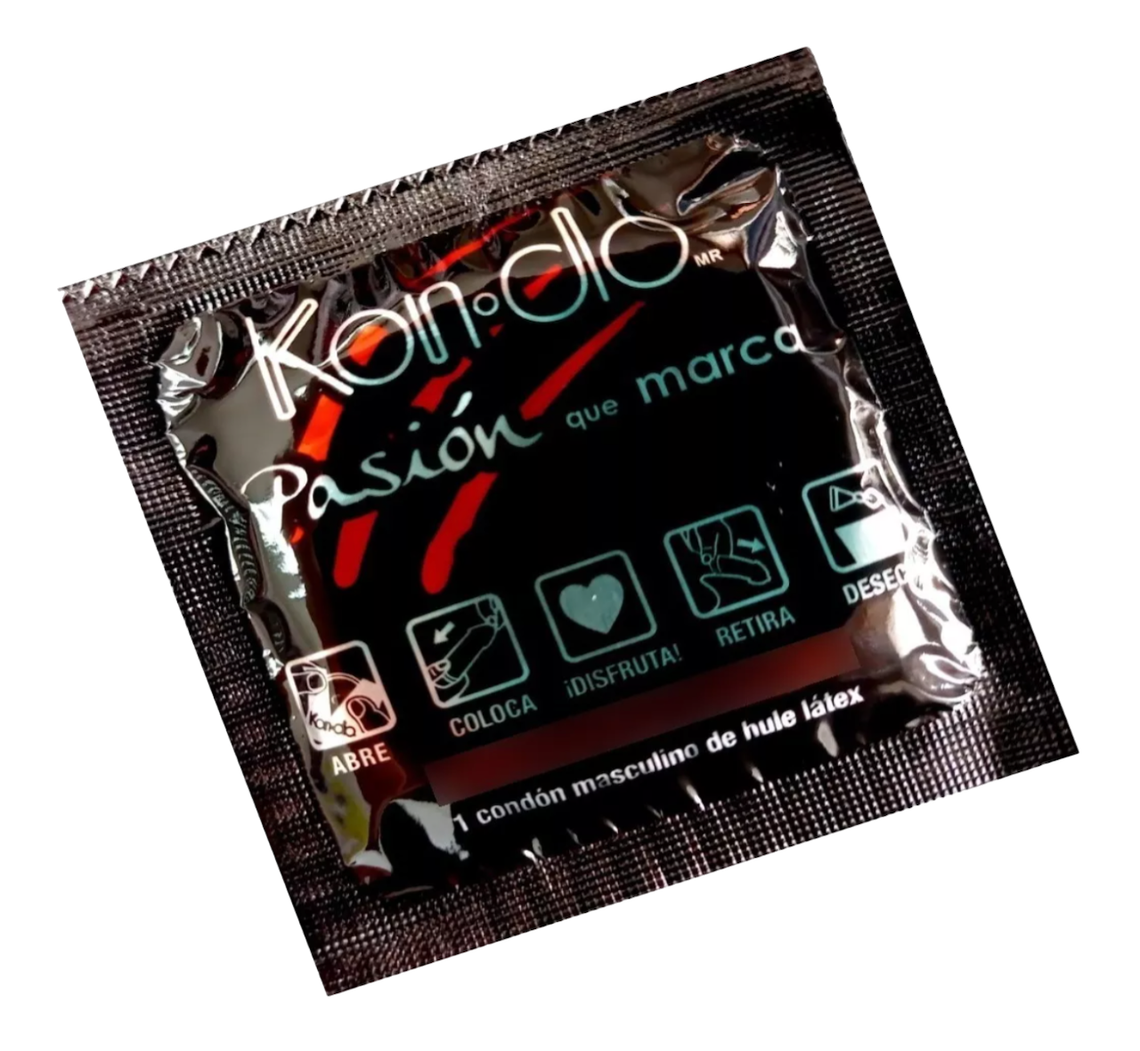 Caja De Condones Látex Kondo Pasión Con 100 Piezas 