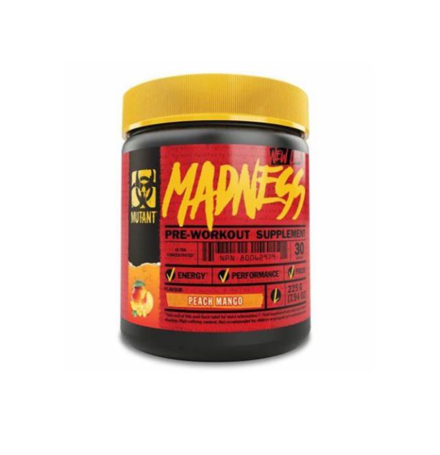 Madness Mutant pre-workout (30 Serv) sabor piña pasion
