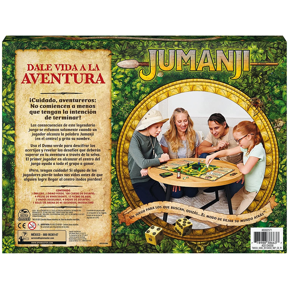 Spin Master - Jumanji In Legno Total Refresh 6062356 – Iperbimbo