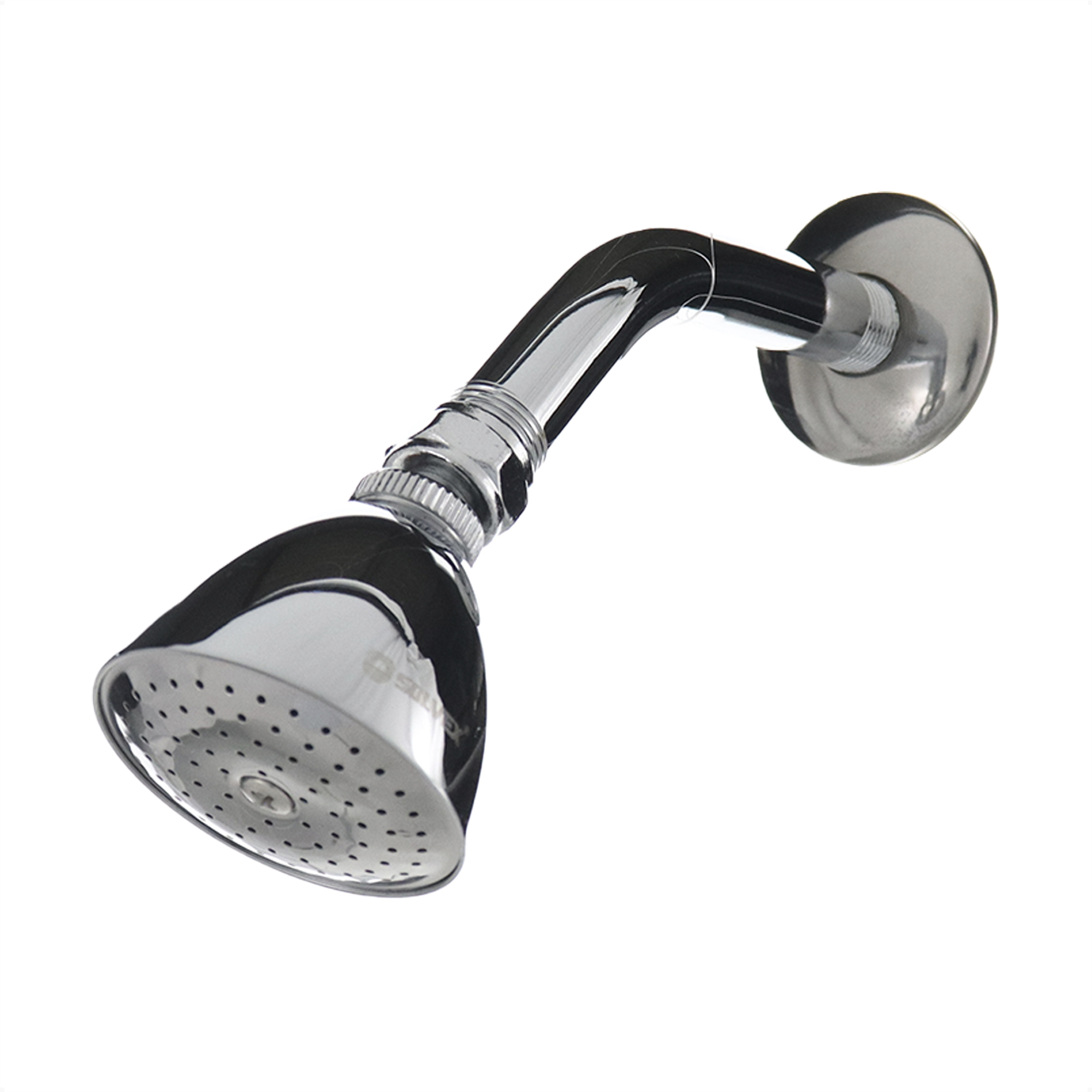 Regadera Redonda Baño Inoxidable Cromo Espejo Brazo Chapeton