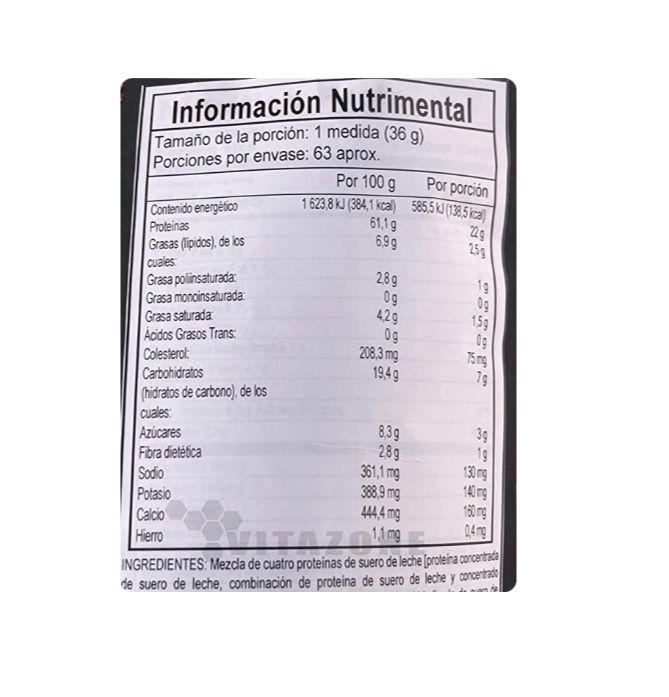 Whey Protein 100 % Mutant 5LB (61 serv) sabor fresa 