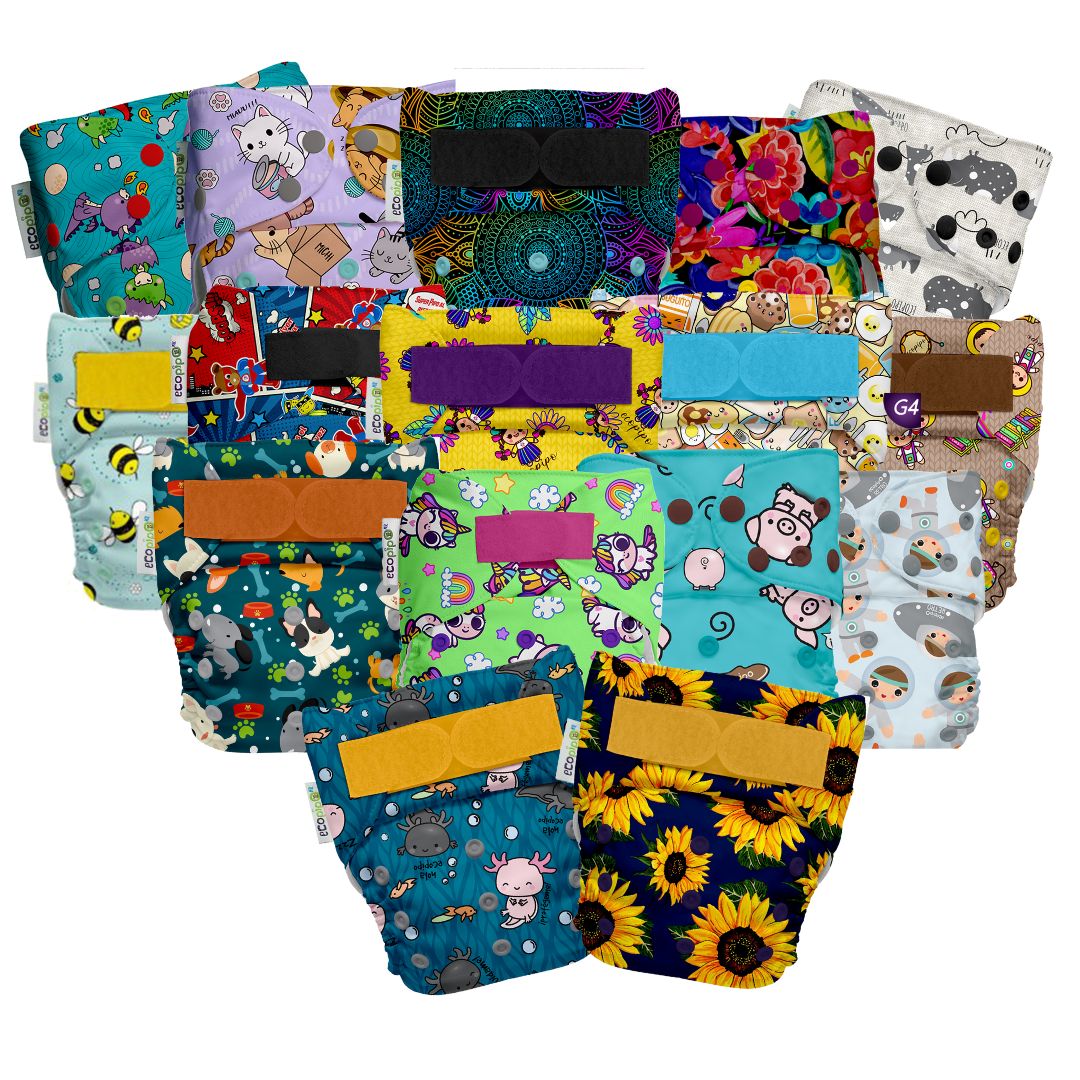 Pack 16 pañales Ecopipo Estampado