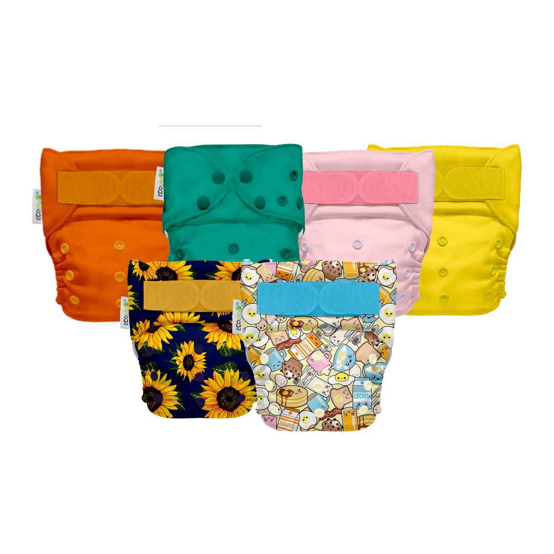 Pack 6 pañales Ecopipo Mix