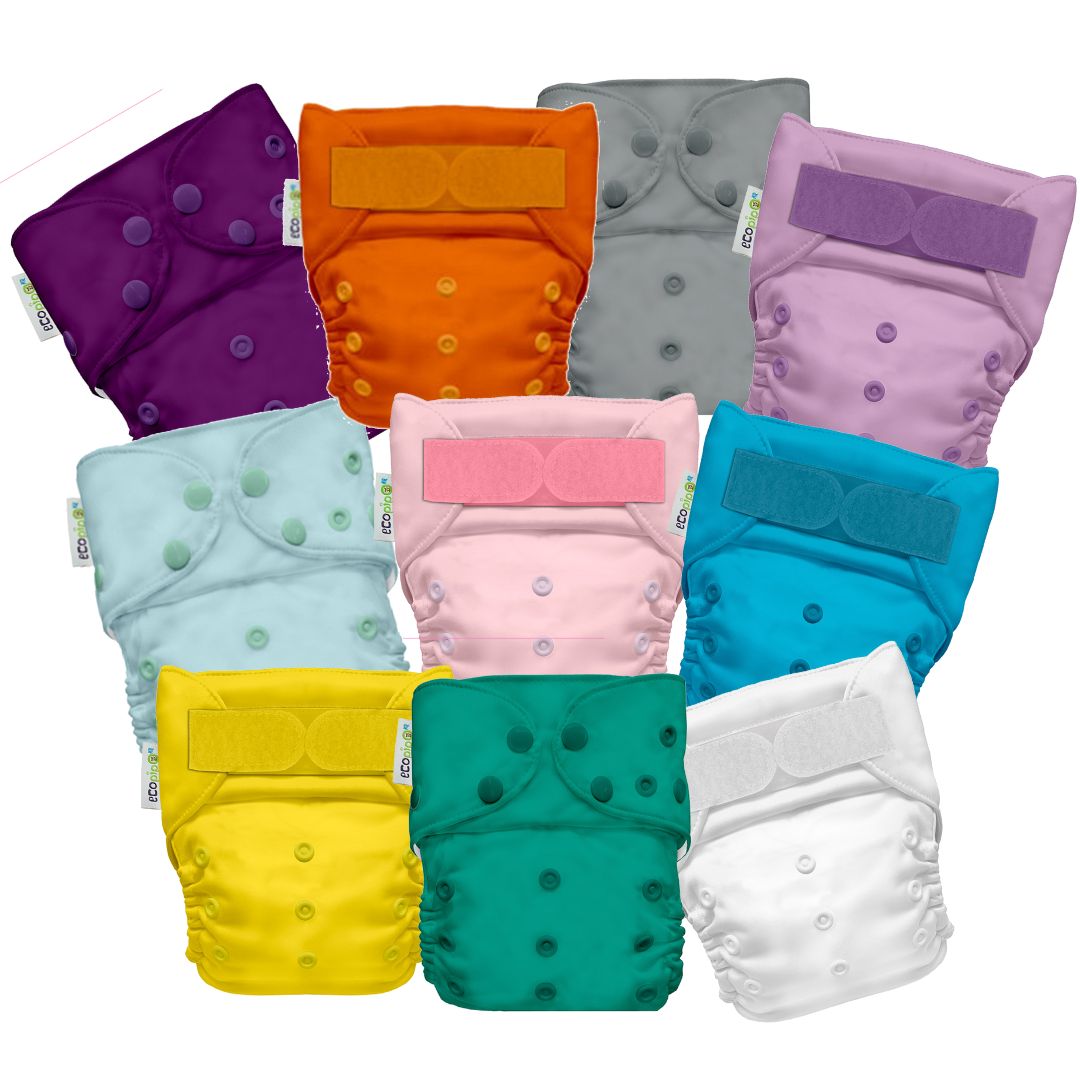 Pack 10 pañales Ecopipo Color