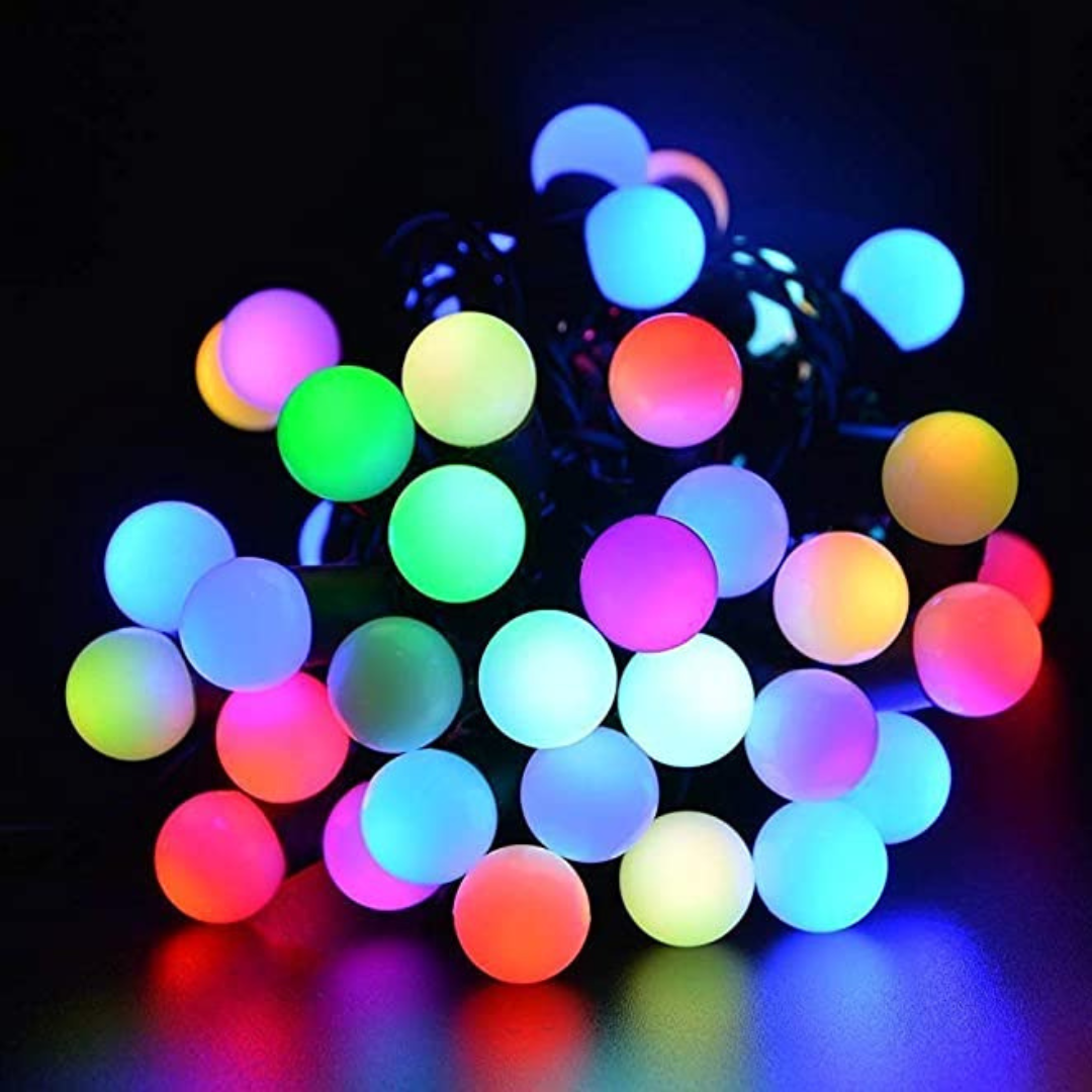 Serie de esferas LED 66 Focos 10 Metros D10mm App Audio rítmico RGBHUB IP65 DOSYU