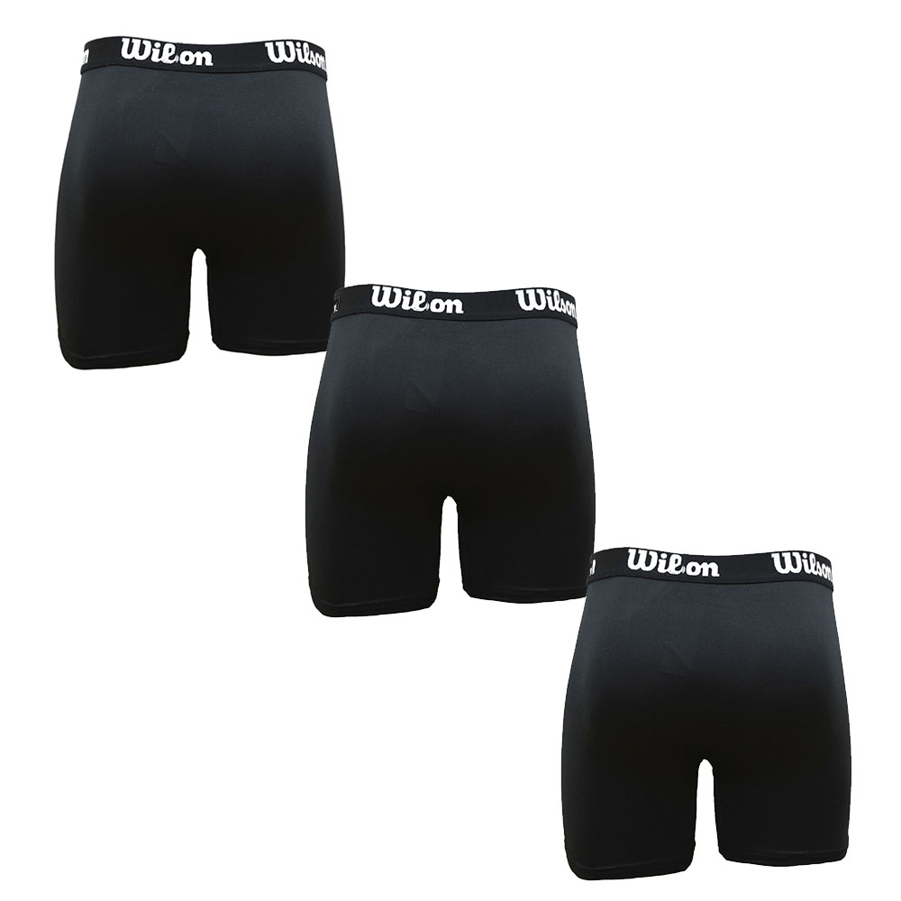 Tripack de boxer de caballero Wilson 67940 color negro