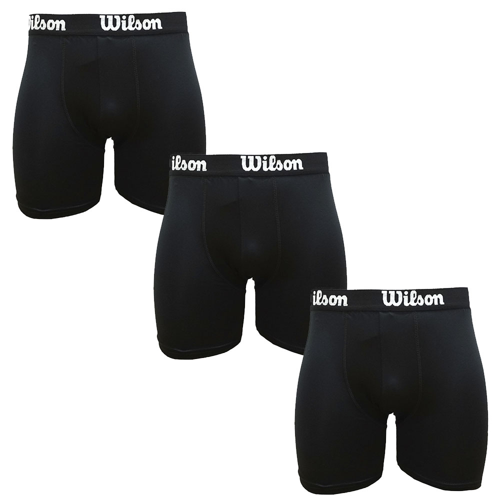 Tripack de boxer de caballero Wilson 67940 color negro