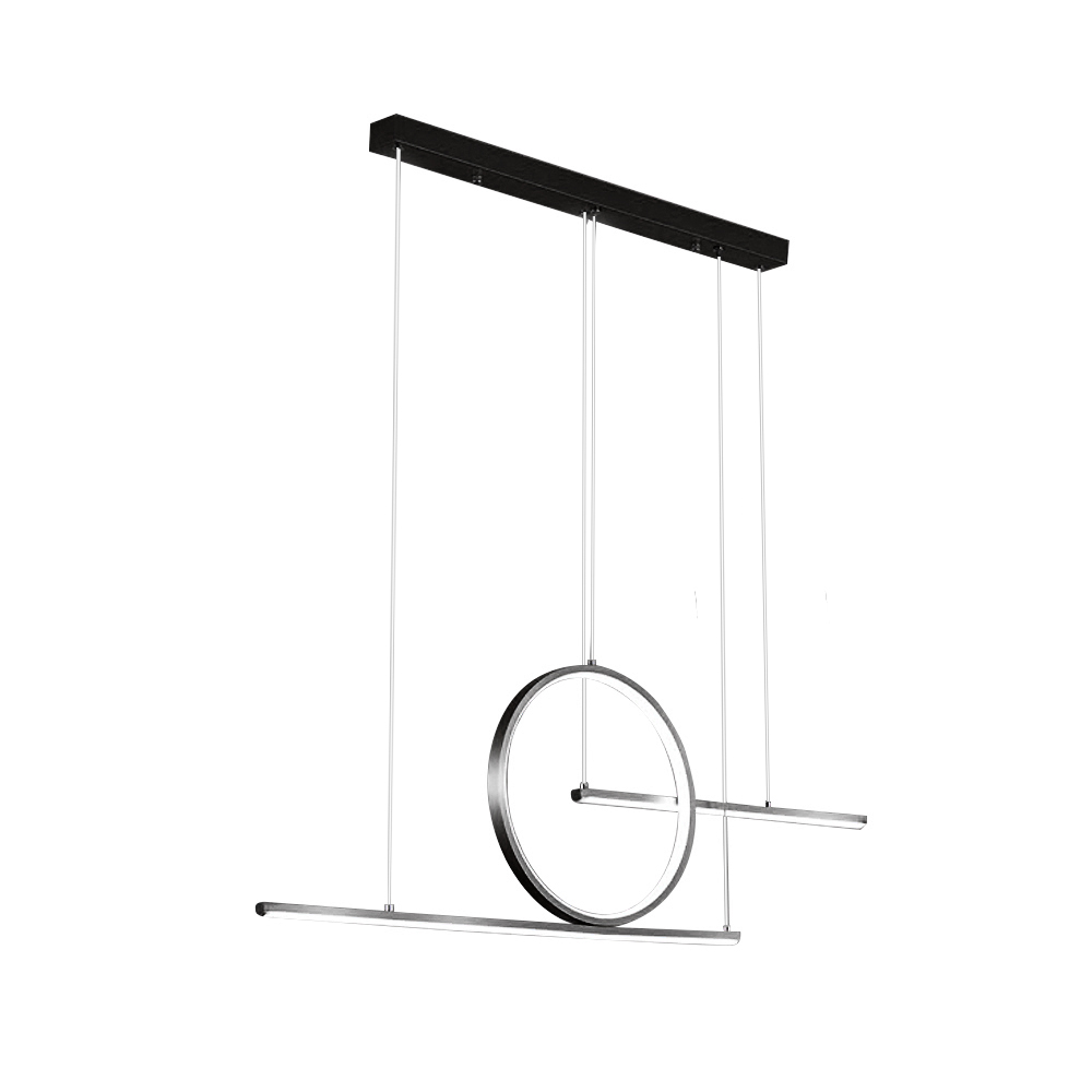 Lampara colgante barra de luces led balance minimalista para isla de cocina