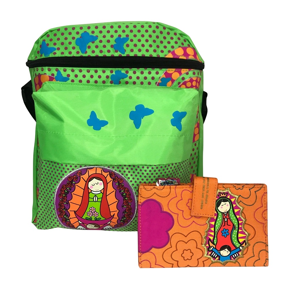 Kit Bolsa y Cartera Distroller Virgencita Plis 