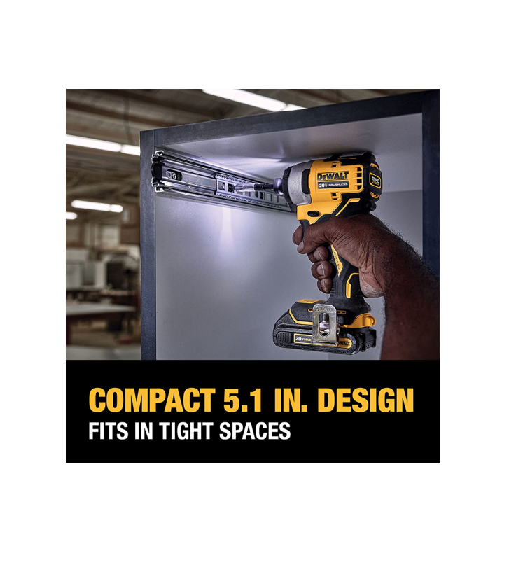 Kit DCF809C2 Kit Destornillador De Impacto Dewalt 1/4 Reacondicionado Grado A