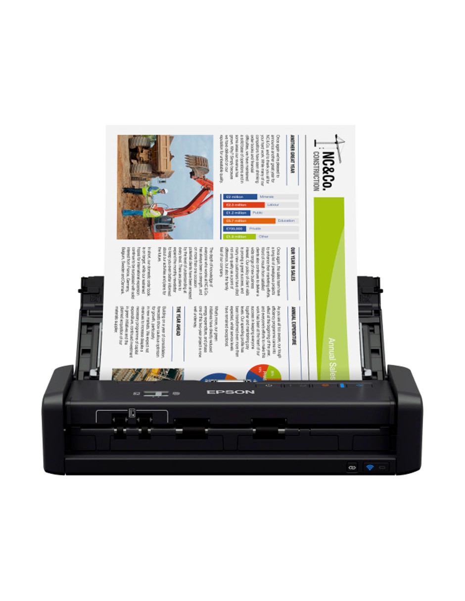Escáner Inalámbrico Dúplex Portátil Epson Workforce Es-300w Nuevo