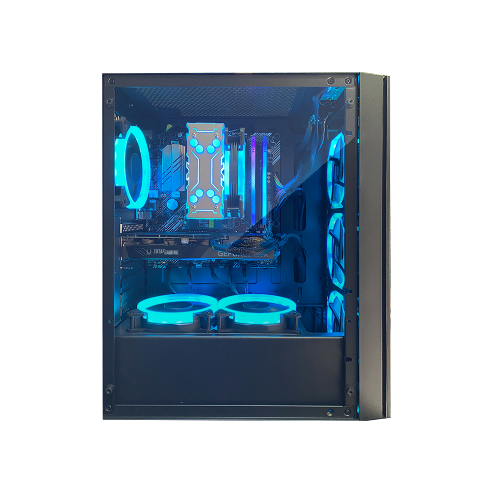 Pc Gamer JATS RTX 3060 Ryzen 5 5600X  16 GB Ram 2240 GB SSD color Negro