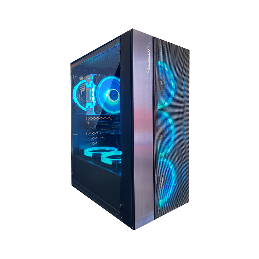 Pc Gamer JATS RTX 3060 Ryzen 5 5600X  16 GB Ram 2240 GB SSD color Negro