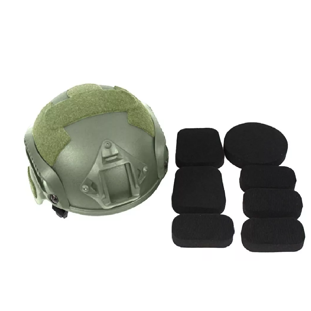 Casco Milita Verde Paintball Táctico 